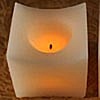 2 Inch Mini Square Cream Color Votive Set - 2