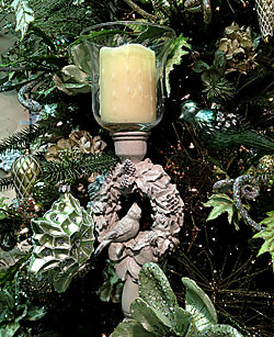 Tree Candle Display Arm Set of 3 For Pillar and Taper Candles