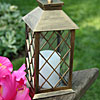 Battery Operated Colonial Lantern - 13 Inch with Timer