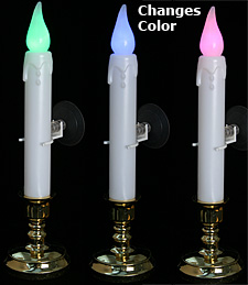 Color Changing Candlestick - Removeable Suction Cup