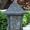 Solar Lantern with Concrete Look 12.25 Inches Tall
