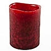 Flameless Candle Cranberry 3x4 Super Bright 4 LED-Timer