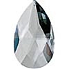 5 Inch Cut Glass Crystal Oval Pendant