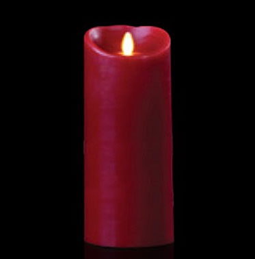luminara burgundy candle battery operated 4 x 9 timer luminara burgundy candle battery operated 4 x 9 timer