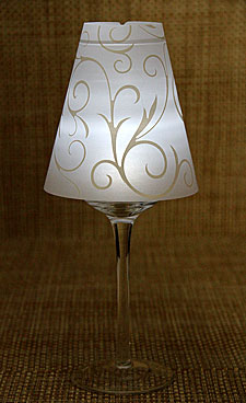 Vellum Lamp Shades on David Tutera Wine Glass Vellum Lamp Shades   Set Of 12   Buy Now