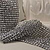 Rhinestone Mesh 30 Feet 4.5 Inch Wide - Silver Mesh