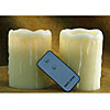 Remote Control Set of 2 LED Candles 3.25 x 4.5