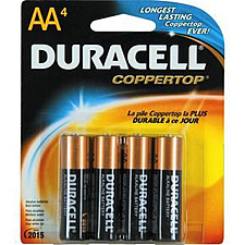 Duracell  AA -  Alkaline Batteries 4 Pack