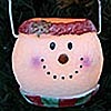 Snowman FlamelessTealight Ornament