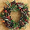 Electric 24 Inch Indoor Outdoor Fireside Wreath