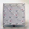 Floral Light Base - 5 Inch Square 16 Super Bright LED Uplight