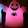 Set of 2 Battery Operated LED Ghosts - Color Changing
