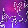 Color Changing LED Purple Ghost Lantern - 18 Inch