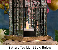 Hampton Metal Lantern With Beveled Glass - additional view