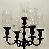 Candelabra Glass Globes - Set of 5