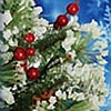 10 Foot Pre Lit  Decorative Glazier Garland - Electric