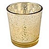 Set of 12  Gold Mercury Glass Votive Holder 2.5 Inches