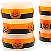 Pumpkin Face Battery Operated Candles - 24 Pcs