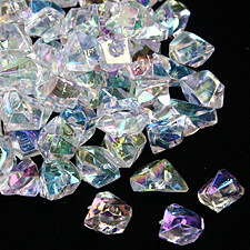 Iridescent Ice Chips -  100 Tiny Pieces