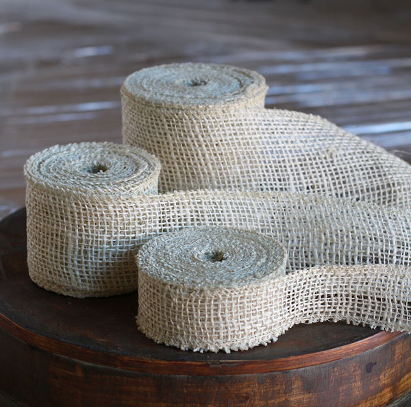 Ivory Burlap Table Runner Roll 20 Inch x 10 Yards High Quality Jute