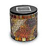 Indoor  Outdoor Solar Mosaic Cylindar - Jewel Tones