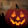 Lighted Jack-O-Lantern Lighted Canvas Art - 12 x 12
