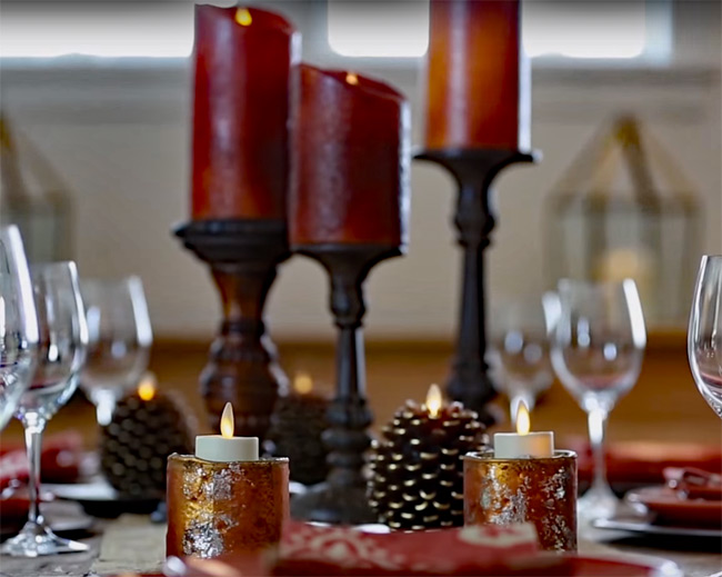 Luminara 4 Inch Pine Cone Candle Battery Operated Timer Buy Now