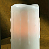 Unscented White Drip 3x6 Battery Operated with Timer