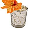 Set of 12  Silver Mercury Glass Votive Holder 2.5 Inches