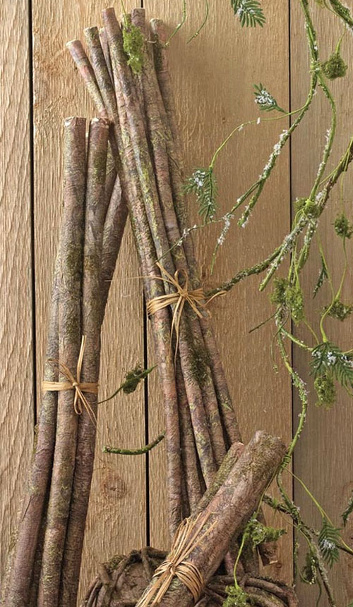 Raz Faux Moss Branch Bundle of 12 27 Inch Buy Now