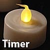 Tea Lights With Automatic Timer Set Of 4