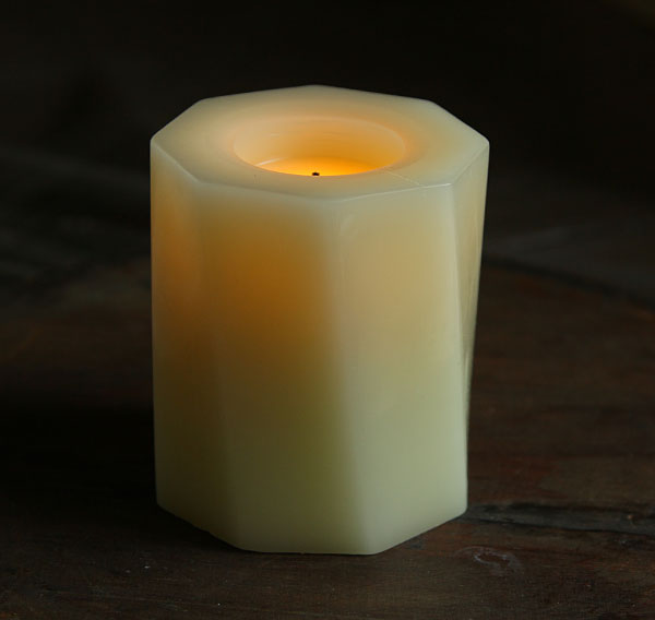 Candle Impressions 4 Inch Battery Operated Modern Design Flameless
