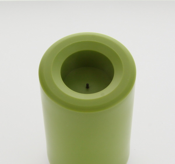 Outdoor Green Candle Impressions Flameless Candle 3 x 5 With 5 Hour
