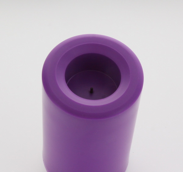 Outdoor Purple Candle Impressions Flameless Candle 3 x 5 With 5