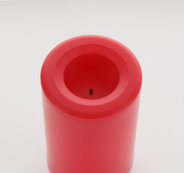 Outdoor Red Candle Impressions Flameless Candle 3 x 5 With 5 Hour