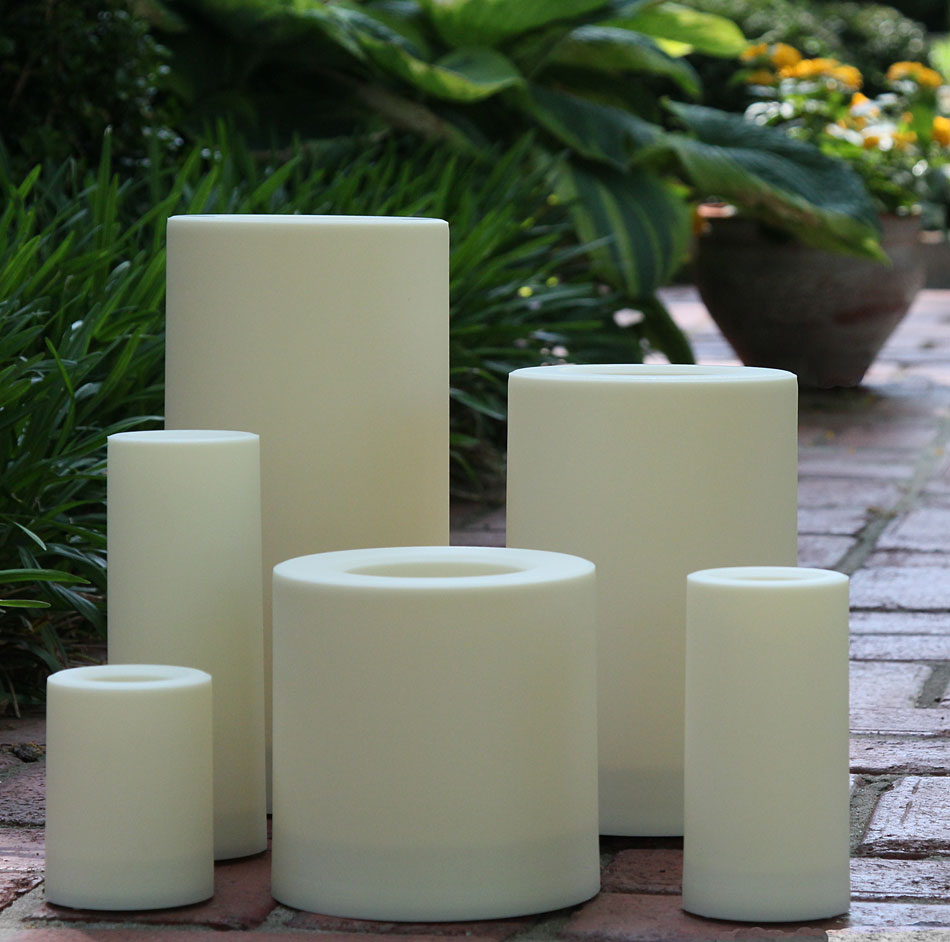 Set of 6 Candle Impressions Outdoor Flameless Candles Timer Buy Now