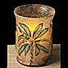 Decorative Palm Hurricane Candle and Votive  Holder
