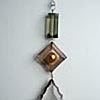 7.5 Inch Decorative Acrylic Pendant - Scallop Dangle