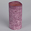 Battery Operated Wax Lava Candle 3 x 6 Plum