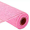 Deco Poly Mesh - Metallic Pink 21 Inch Roll