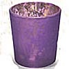 Purple Mercury Glass Votive Holder 2.5 Inches Set of 6