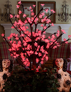 Red Cherry Blossom LED Tree