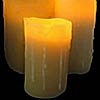 flickering resin led candle