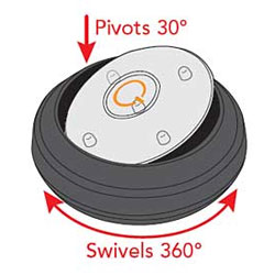 Battery Operated White LED Puck Light (Set of 3) - additional view