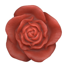 Battery Operated Water Activated Rose - Red
