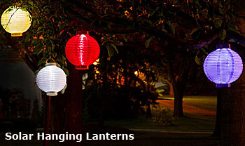 Candle Impressions Solar hanging lanterns on sale