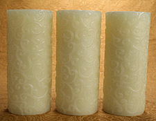 Battery Operated Champagne Patterned Set-3 with Timer