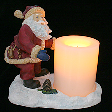7 Inch Santa Hand-Painted 4