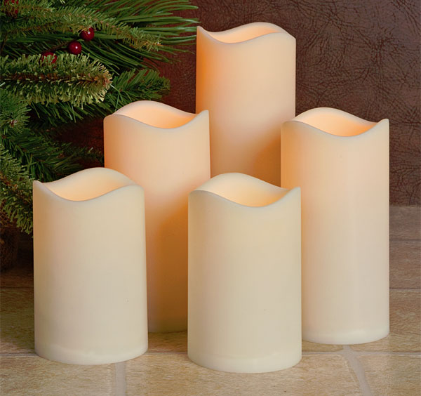 set-of-5-flameless-outdoor-bisque-resin-candles-5-hour-timer