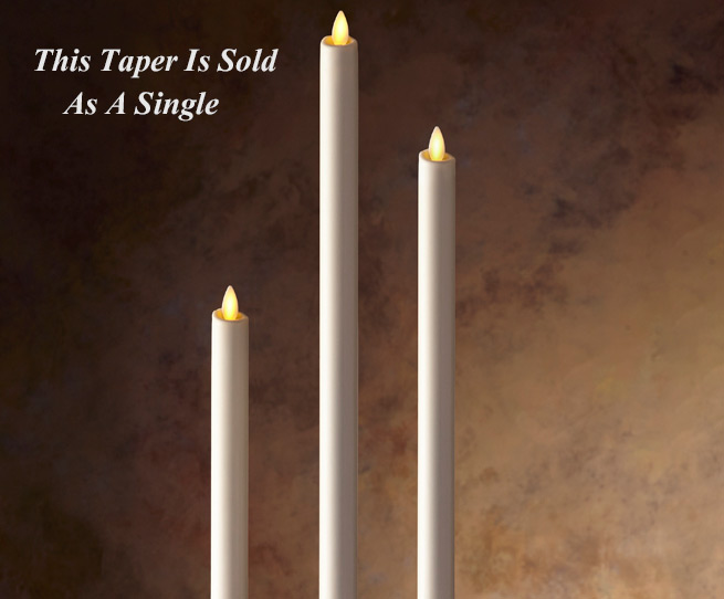 Luminara 15 Inch Ivory Taper Candle Timer and Remote Ready Buy Now